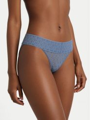 Calvin Klein Underwear Figi klasyczne LV00QD5283 Niebieski. Niebieskie figi damskie Calvin Klein Underwear, l, bez wzorów, z bawełny. Za 79.99 zł.