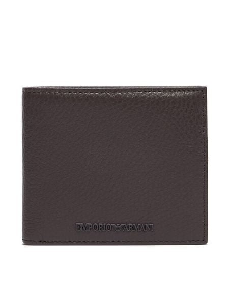 Emporio Armani Portfel Y4R167 Y068E Czarny. Czarne portfele męskie Emporio Armani, bez wzorów, ze skóry. Za 664.99 zł.