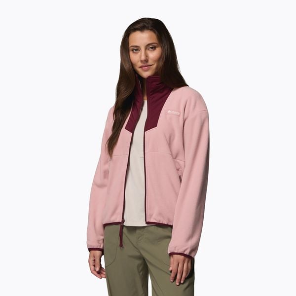 Bluza damska Columbia Sequoia Grove Full Zip. Czerwone bluzy bez kaptura damskie Columbia. Za 239.99 zł.