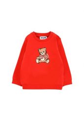 Bluza dziewczęce Moschino czerwony. Czerwone bluzy bez kaptura damskie MOSCHINO, l, z materiału. Za 565.50 zł.