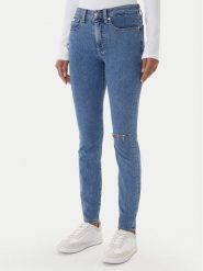 Calvin Klein Jeans Jeansy LV047E616G Niebieski Skinny Fit. Niebieskie jeansy damskie Calvin Klein Jeans. Za 329.99 zł.