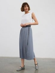 BGN Spódnica w kolorze szarym rozmiar: 40. Szare spódniczki damskie BGN, bez wzorów, maxi, proste. Za 152.26 zł.