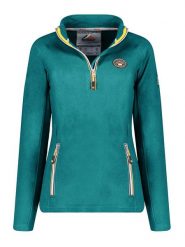 Geographical Norway Bluza polarowa w kolorze zielonym rozmiar: S. Zielone bluzy bez kaptura damskie Geographical Norway, s, z polaru. Za 79.03 zł.