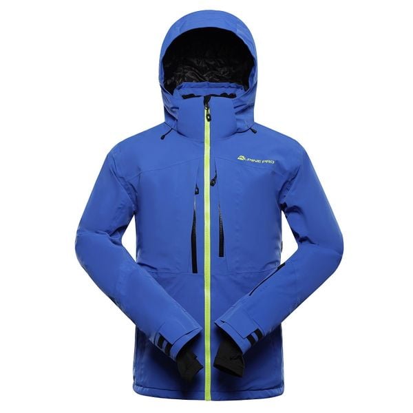 Kurtka męska narciarska 20.000 Alpine Pro Reas 2. Niebieskie kurtki męskie Alpine Pro, m, bez wzorów, bez kaptura, narciarskie. W wyprzedaży za 939.00 zł.