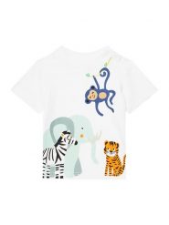 Coccodrillo T-Shirt WC5143201TBN Biały Regular Fit. Białe t-shirty chłopięce COCCODRILLO, bez wzorów, z bawełny, bez ramiączek. Za 29.99 zł.