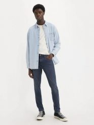 Levi's Dżinsy "512" - Slim fit - w kolorze granatowym rozmiar: W31/L32. Niebieskie jeansy męskie Levi's. Za 210.31 zł.