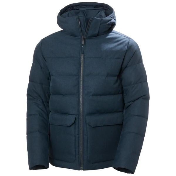 Kurtka puchowa Helly Hansen Chill. Niebieskie kurtki męskie Helly Hansen, na zimę, l, bez wzorów, z puchu, bez kaptura. Za 1,008.50 zł.