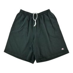 Męskie czarne spodenki. Czarne szorty męskie CHAMPION, bez kołnierzyka. Za 63.86 zł.