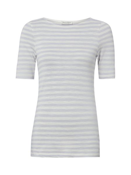 Marc O'Polo Koszulka Kobiety Bawełna (100%) lila, XXL. T-shirty damskie Marc O´Polo, xxl, bez wzorów, z bawełny, bez kołnierzyka. Za 169.95 zł.