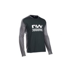 Koszulka rowerowa mtb NORTHWAVE EDGE Jersey LS czarna. Czarne t-shirty sportowe męskie Northwave, m, z jersey, bez ramiączek, rowerowe. Za 160.00 zł.