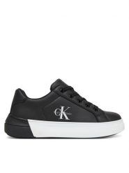Calvin Klein Sneakersy V3X9-83165-1355 D Czarny. Czarne buty sportowe chłopięce CALVIN KLEIN, ze skóry, bez zapięcia. Za 349.99 zł.
