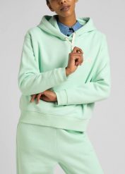 LEE ESSENTIAL HOODIE DAMSKA BLUZA LOGO SEAGLASS L53PLJ40 112320679. Bluzy z kapturem damskie Lee, l. Za 199.99 zł.