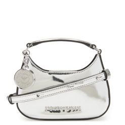 Emporio Armani Torebka Emporio Armani srebrny - poliester Torby na ramię 1 ct Damski. Szare torebki klasyczne damskie Emporio Armani, bez wzorów, z materiału, bez dodatków. Za 690.99 zł.