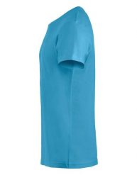 Clique Basic-T Junior T-shirt junior z bawełny – turquoise. Niebieskie t-shirty damskie CLIQUE, bez wzorów, z bawełny, bez kołnierzyka. Za 84.64 zł.