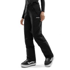 Damskie spodnie na narty i snowboard Sporty zimowe Siroko Core Frutt. Czarne spodnie dresowe damskie SIROKO, bez wzorów, sportowe. W wyprzedaży za 182.95 zł.