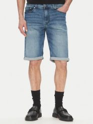 KARL LAGERFELD Szorty jeansowe 265820 552833 Niebieski Regular Fit. Niebieskie szorty męskie Karl Lagerfeld, bez wzorów, z bawełny. Za 399.99 zł.