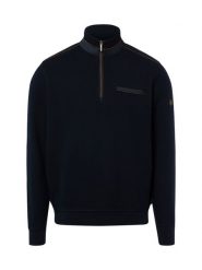 Bugatti bluza typu troyer Mężczyźni niebieski, L. Niebieskie bluzy bez kaptura męskie Bugatti, l. Za 499.95 zł.