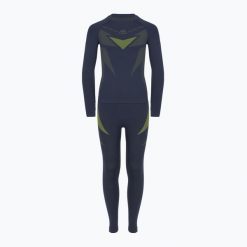 Komplet bielizny termoaktywnej dziecięcej KADVA ALPINESTEP THERMO LIGHT PLUS. Czarne koszulki dziewczęce KADVA, s, bez wzorów, z elastanu, bez ramiączek. Za 109.99 zł.