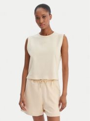 Reebok Top Erica RK25499CCW Beżowy Relaxed Fit. Brązowe topy damskie Reebok, xl, bez wzorów, z bawełny, bez ramiączek. Za 69.99 zł.