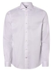 JOOP! Koszula Mężczyźni Slim Fit Bawełna biały kołnierzyk włoski, 42. Białe koszule męskie Joop!, m, bez wzorów, z bawełny, bez kołnierzyka, bez ramiączek. Za 379.95 zł.