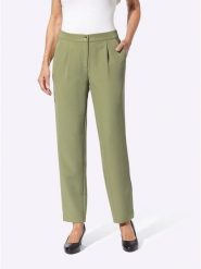 WITT WEIDEN Spodnie w kolorze zielonym rozmiar: W23. Zielone spodnie materiałowe damskie WITT WEIDEN, bez wzorów, z materiału. Za 39.99 zł.