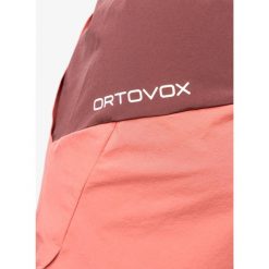 Spodenki turystyczne damskie Ortovox Piz Selva Shorts. Czerwone szorty damskie ORTOVOX, bez wzorów, sportowe. Za 329.99 zł.