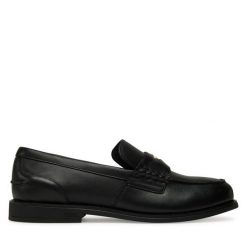 Mokasyny KARL LAGERFELD. Czarne mokasyny damskie Karl Lagerfeld. Za 529.99 zł.