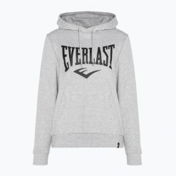 Bluza damska Everlast Taylor. Szare bluzy sportowe damskie Everlast, s, bez wzorów, z bawełny, bez ramiączek, długie, z kapturem. Za 255.75 zł.