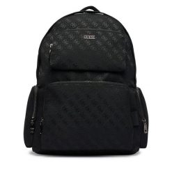 Plecak Guess. Czarne plecaki męskie Guess, z aplikacjami. Za 679.99 zł.