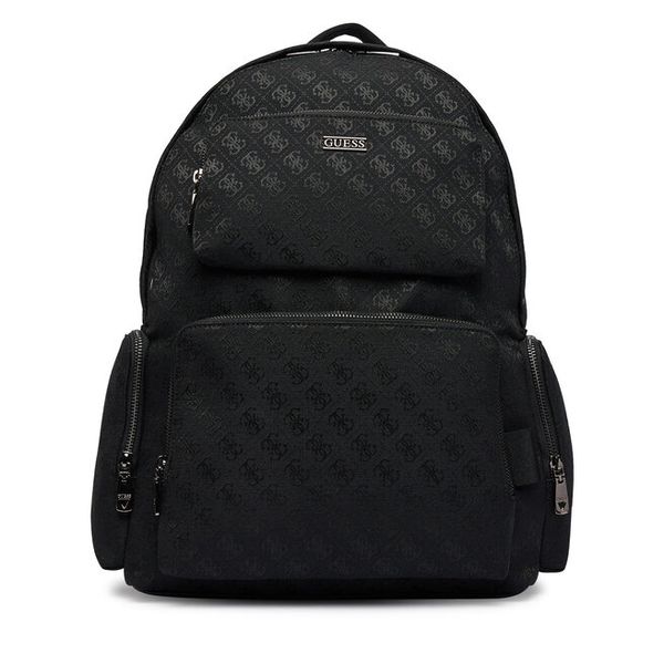 Plecak Guess. Czarne plecaki męskie Guess, z aplikacjami. Za 679.99 zł.
