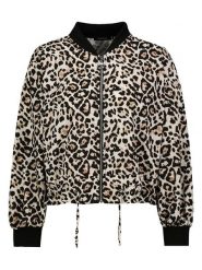 Sublevel Kurtka w kolorze jasnobrązowo-beżowo-czarnym rozmiar: S/M. Brązowe kurtki damskie Sublevel, m, bez wzorów, z wiskozy, bez kaptura. Za 86.99 zł.