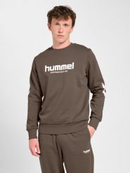 Bluza Hummel Legacy 2.0. Niebieskie bluzy bez kaptura męskie HUMMEL, m, z bawełny. Za 269.50 zł.