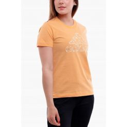 Adidas koszulka Kobieta t-shirt bluzka sportowa Floral Graphic roz. S. Brązowe bluzki sportowe damskie Adidas, s, bez kołnierzyka, bez ramiączek. Za 53.99 zł.