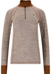 Damski sweter z wełny Whistler Candee. Szare swetry klasyczne damskie WHISTLER, na zimę, z tkaniny, bez kołnierzyka. Za 237.00 zł.