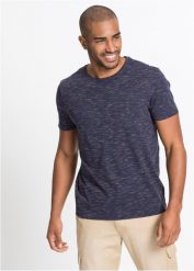 T-shirt regular fit. Czerwone t-shirty męskie bonprix, m, bez wzorów, bez kołnierzyka. Za 59.99 zł.