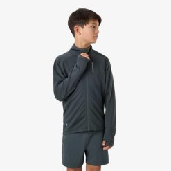 Bluza Polarowa Rozpinana Trening Junior Swedemount Ultra Light Full Zip B. Zielone bluzy z kapturem męskie SWEDEMOUNT, z materiału. Za 169.99 zł.