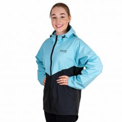 Kurtka przeciwdeszczowa damska PROS SPORTS model 725. Niebieskie kurtki przeciwdeszczowe damskie Pros, s, bez kaptura. Za 349.00 zł.
