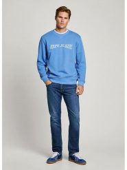 Pepe Jeans Bluza "Dylan" w kolorze niebieskim rozmiar: M. Niebieskie bluzy bez kaptura męskie Pepe Jeans, m, z bawełny. Za 166.88 zł.