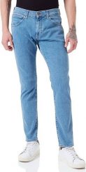 WRANGLER BRYSON MĘSKIE SPODNIE JEANSOWE MID RUN W14XKT30F 112145817. Spodnie materiałowe męskie Wrangler, bez wzorów, z jeansu. Za 229.99 zł.