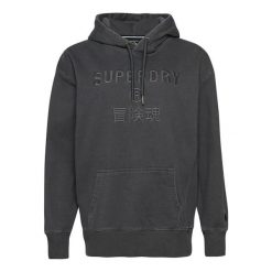 Bluza sportowa damska Superdry Code CL Garment Dye Os Hood. Szare bluzy bez kaptura damskie Superdry., l, z bawełny. Za 228.00 zł.