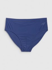 4F Kąpielówki męskie - granatowe XXL. Niebieskie kąpielówki męskie 4f, m, bez wzorów, z elastanu, do pływania. W wyprzedaży za 29.99 zł.
