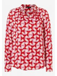 More & More Bluzka w kolorze jasnoróżowo-czerwonym rozmiar: 36. Brązowe bluzki damskie MORE & MORE, s, bez wzorów, z wiskozy, klasyczne, bez kołnierzyka, bez ramiączek. Za 87.40 zł.