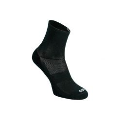 Skarpety do biegania CONFORT x2. Czarne skarpetki damskie KALENJI, bez wzorów, z elastanu. Za 14.99 zł.
