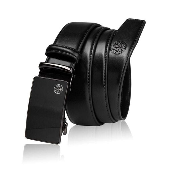 Skórzany pasek BETLEWSKI C35-KO CZARNY 105. Czarne paski męskie Betlewski, bez wzorów, ze skóry. Za 99.00 zł.