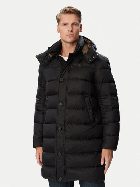 Blauer Kurtka puchowa Carver 26WBLUK03050 Czarny Regular Fit. Czarne kurtki męskie Blauer, l, bez wzorów, z puchu, bez kaptura. Za 2,249.00 zł.