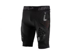 Spodenki z ochraniaczem LEATT Impact Shorts 3DF 3.0. Czarne szorty męskie LEATT, m, z materiału, rowerowe. Za 449.99 zł.