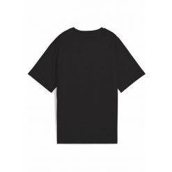 Damska koszulka o luźnym kroju Essentials ze zwierzęcym nadrukiem PUMA Black. Czarne bluzki damskie Puma, s, bez wzorów, z gumy, bez ramiączek. W wyprzedaży za 89.00 zł.