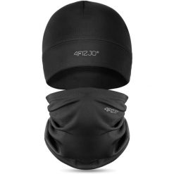 Czapka i komin - zestaw termiczny 4FIZJO one size. Czarne czapki zimowe damskie 4FIZJO. Za 79.99 zł.