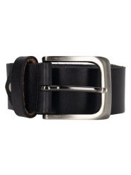 HIDE & STITCHES Skórzany pasek "Frisco" w kolorze czarnym rozmiar: 140. Czarne paski męskie HIDE & STITCHES, bez wzorów, z materiału. Za 65.23 zł.