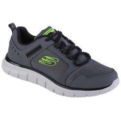 Buty do chodzenia męskie Skechers Track Knockhill. Czarne buty sportowe na co dzień męskie Skechers, z gumy, bez zapięcia, trekkingowe. Za 249.99 zł.